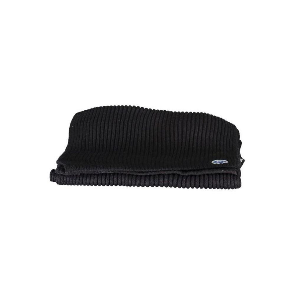North Sails Black Cotton Men Men's Scarf